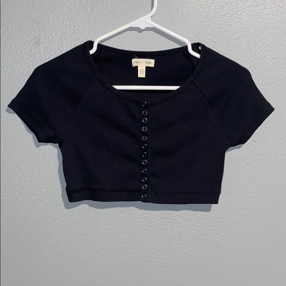 Black Crop Top